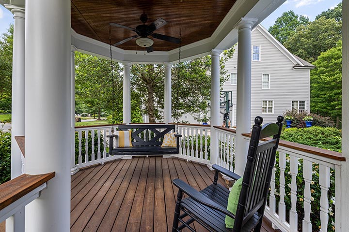 Relax and Enjoy: Your Cozy Front Porch Swing Awaits